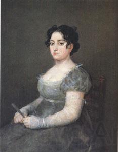 Francisco de Goya The Woman with a Fan (mk05) Spain oil painting art